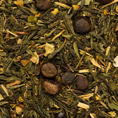 Sex bomb tea (πράσινο τσάι-guarana-Μούρα-puama-βιταμίνη c-ηλίανθος-τζίντζερ)