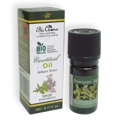 100% αγνό Αιθέριο Έλαιο Φασκόμηλο 5ml