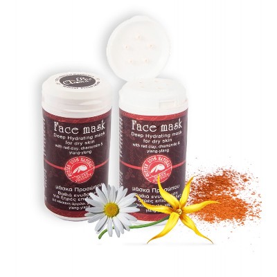 Μάσκα προσώπου με Kόκκινη άργιλο για βαθιά ενυδάτωση 40ml