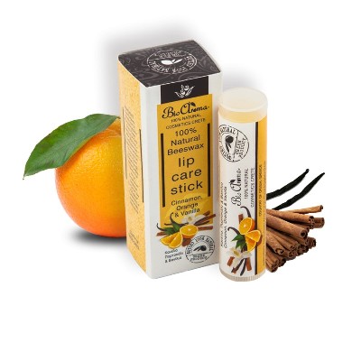 Στικ Xειλιών με Mελισσοκέρι και άρωμα Βανίλια-Κανέλα -Πορτοκάλι 5ml